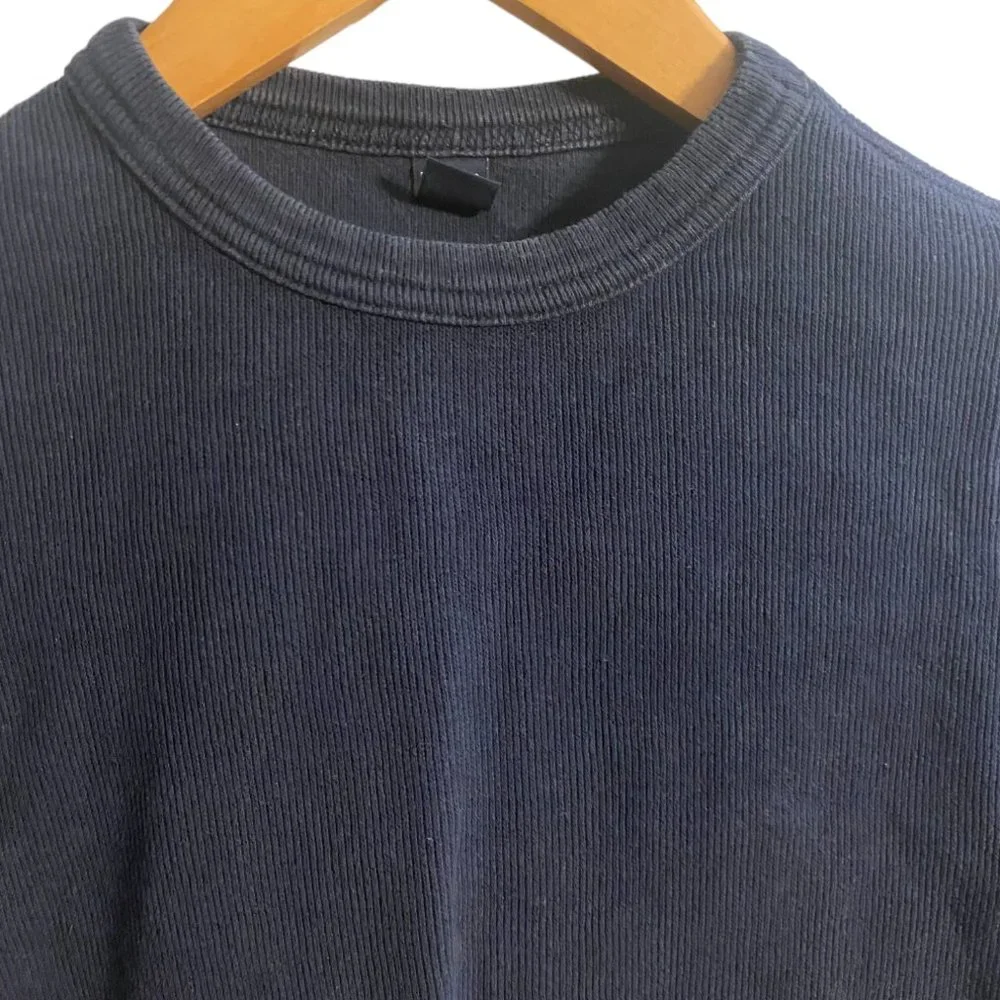 Baby‎ Gap Navy Blue Boy's ribbed crew neck long sleeve shirt size 4t